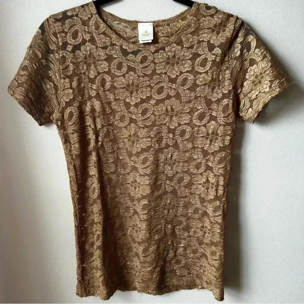 Vintage Victoria’s Secret - Lace Baby Tee